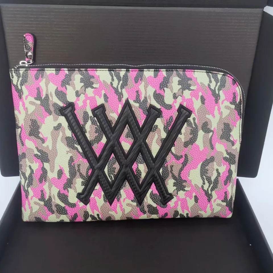 

Ladies Small Pouch Golf Handbag Golf Pu Leather Outdoor Sports Fitness Envelope Bag Portable Storage Clutch Bag Golf Accessories