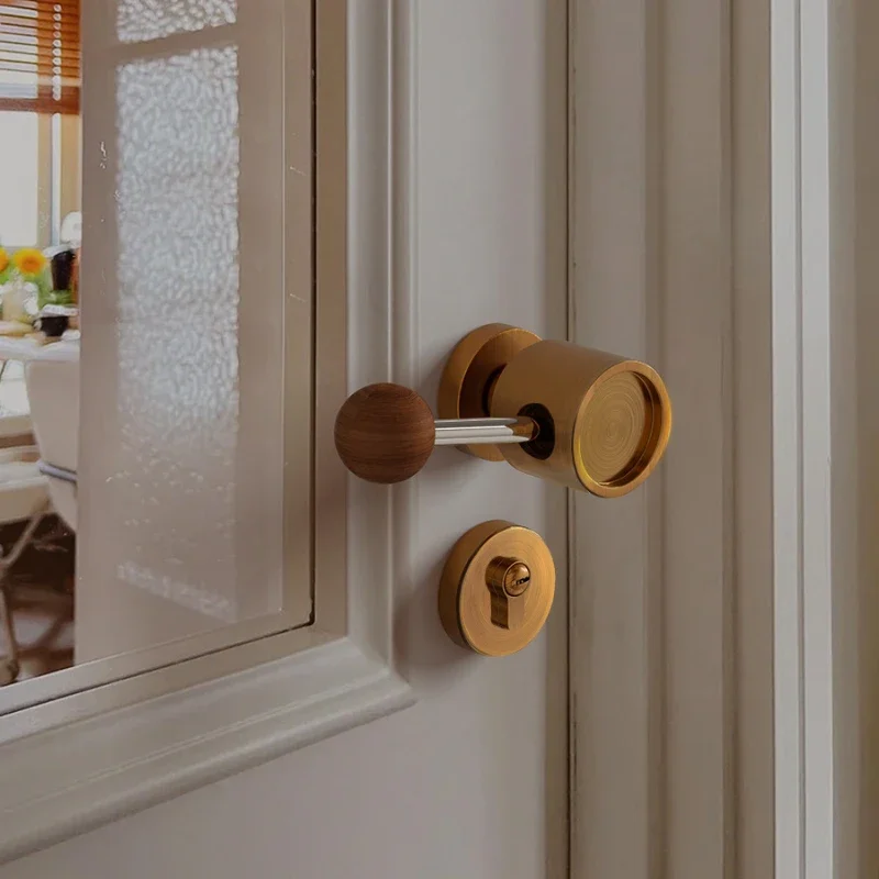 Современный креативный дизайн магнитный бесшумный замок интерьерный винтажный