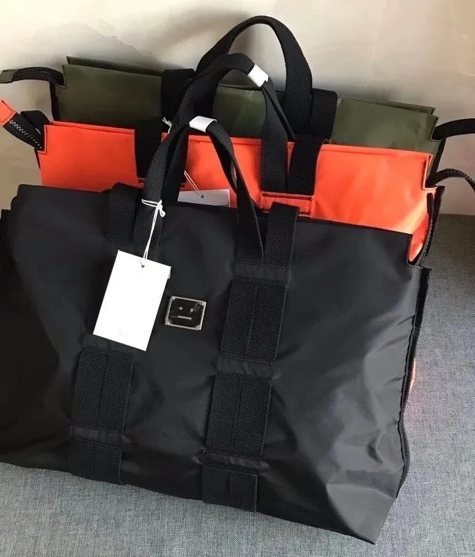Ac Studios Duffle Bag Men Women Nylon Bag New Design Zipper Shoulder Bag Female Large Capacity Travel Tote Ladies Shopping Bags