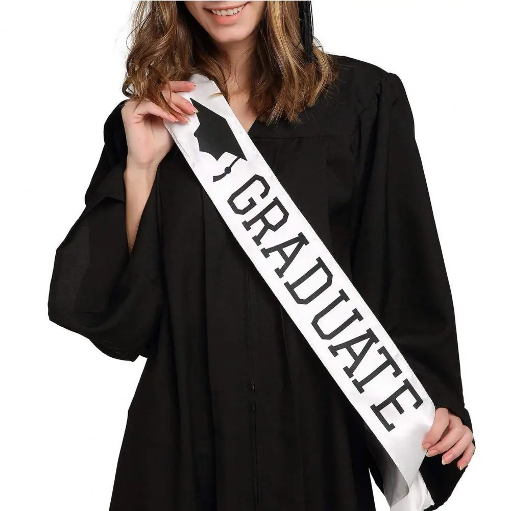

2022 Graduation White boy girl Unisex High school college Graduation Party decoration gift Supplies Photo Booth Props