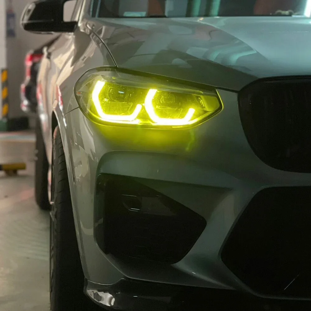 63117466107 63117466108 Желтые ангельские глаза для BMW X3 X3M F97 G01 X4 X4M G02 DRL модуль светодиодных