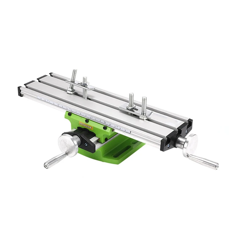

6300 Mini Precision Multifunction Milling Machine Bench Drill Vise Worktable X Y-Axis Adjustment Coordinate Table