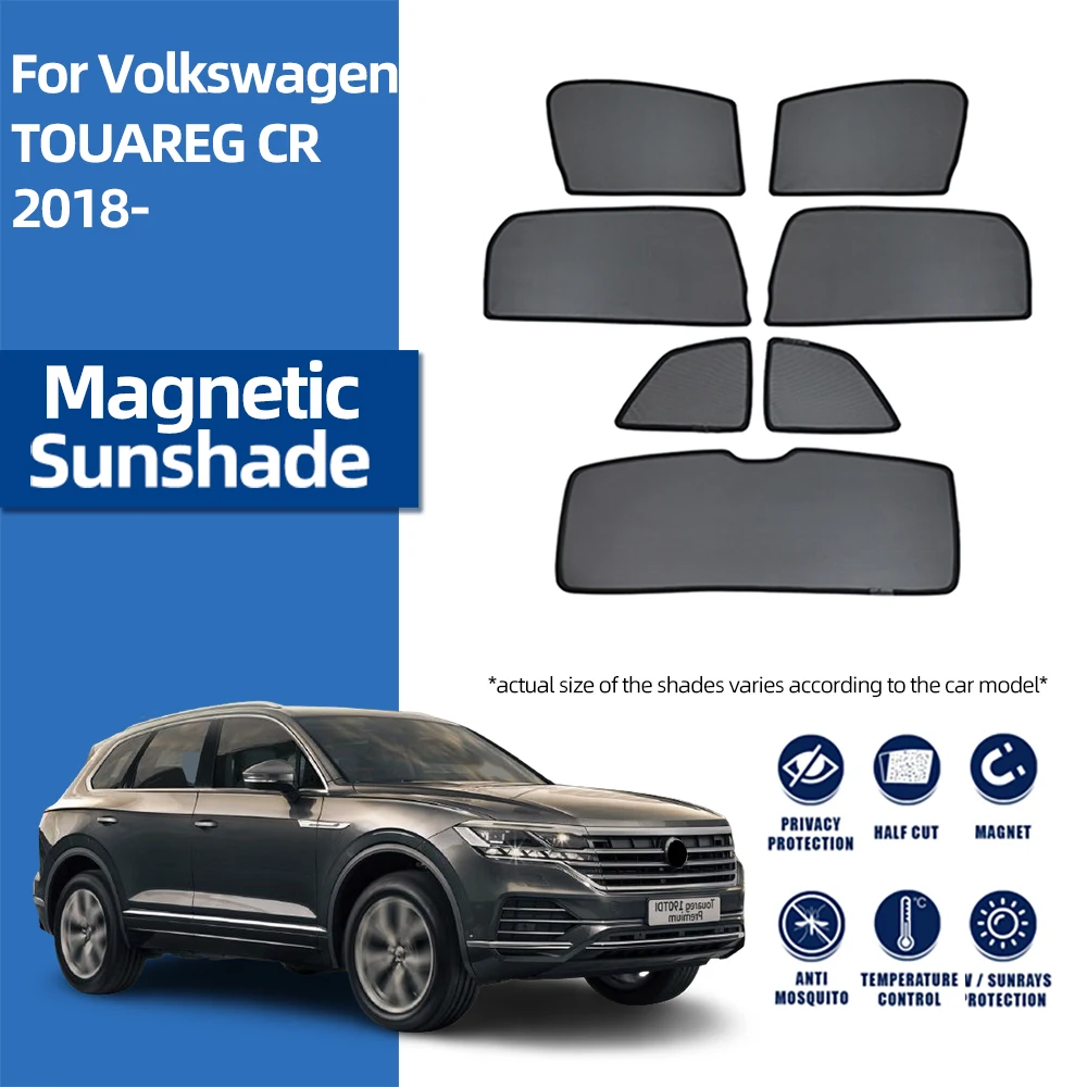Для Volkswagen VW TOUAREG CR 2019-2024 Магнитный автомобильный солнцезащитный козырек передняя