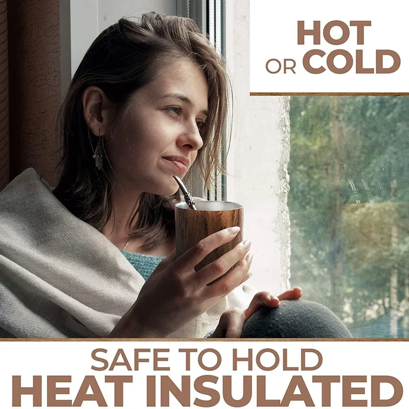 Чайный Сервиз Из Нержавеющей Стали На 12 Унций С Кофейной Тыквой Матовыми Чашками