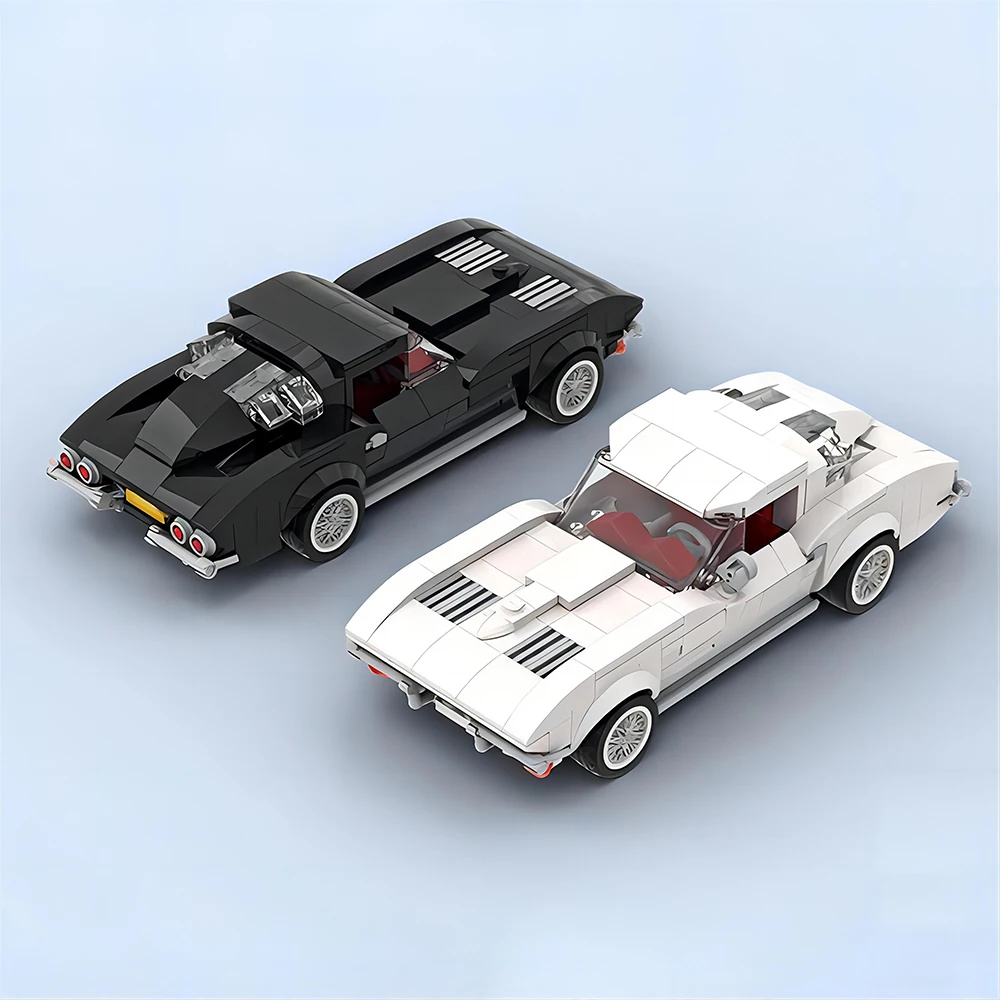 363 шт. Детский конструктор MOC Speed Champion 1963 CSR