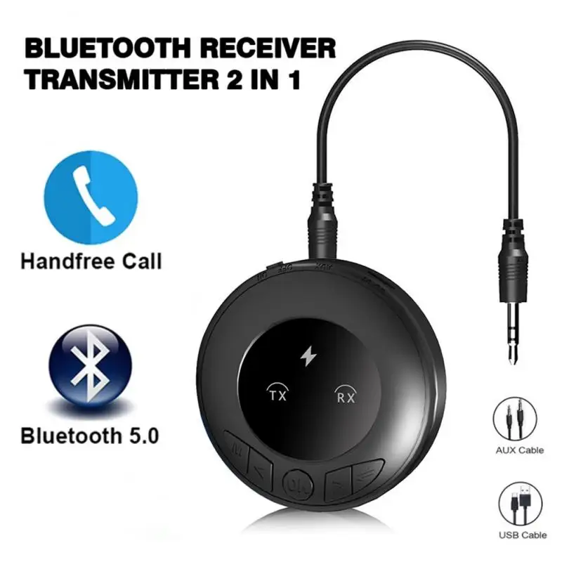 

Приемник передатчик вызов микрофон 2-в-1 автомобильный динамик Bluetooth 5,1 Bluetooth аудио приемник передатчик беспроводной адаптер