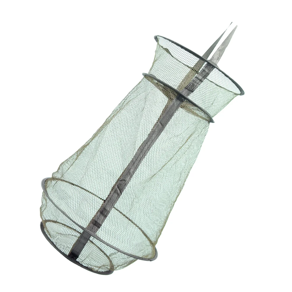 

Net Cast Collapsible Foldable Crabbing Lobster Folding Equipment Cage Portable Bait Wire Basket Crawfish Shrimp Landing Nets