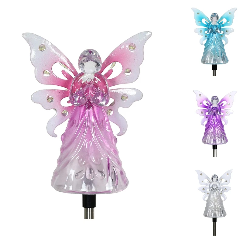 

Solar Garden Pile Light Angel Pile Memorial Gift Solar LED Wings - Sun Angel Light The Perfect Angel Memorial Gift