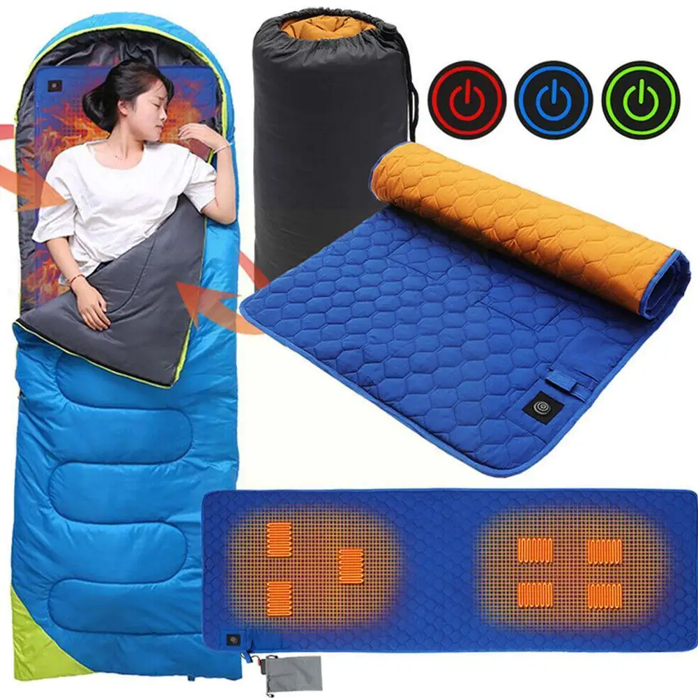 

Коврик для сна с Usb-зарядкой, двухслойный, с тремя регулируемыми режимами