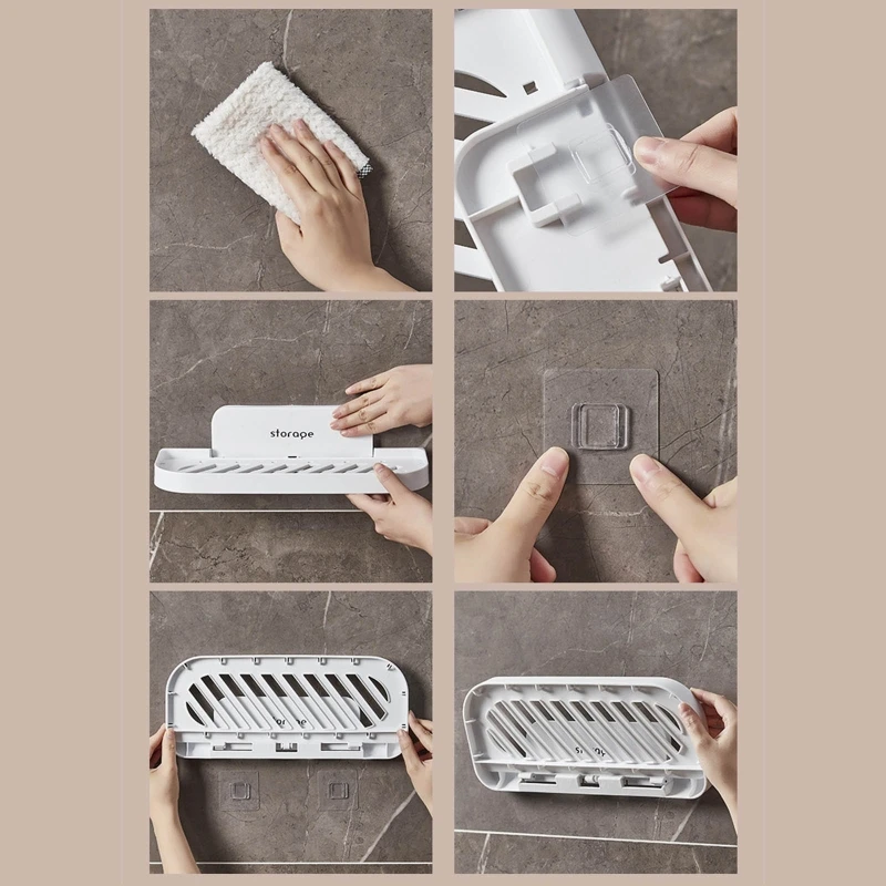 

Настенный полый держатель для хранения M17D, складная подвесная сушилка