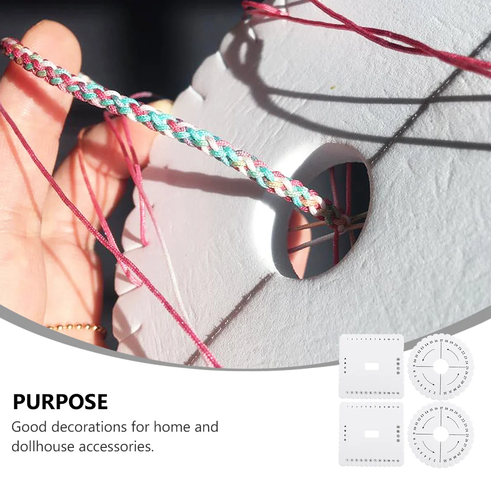 4 шт. плетеные доски для браслетов