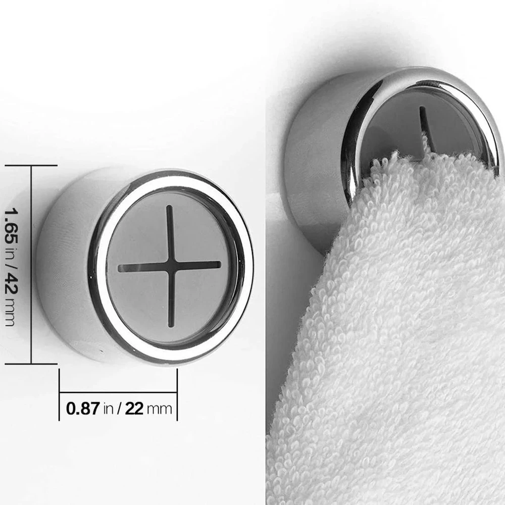 2-Pack Silicone Finish Plastic Towel Storage Hook Creative Kitchen Silicone Rubber Hook Behind Door Bathroom Hooks Towel Holder images - 6