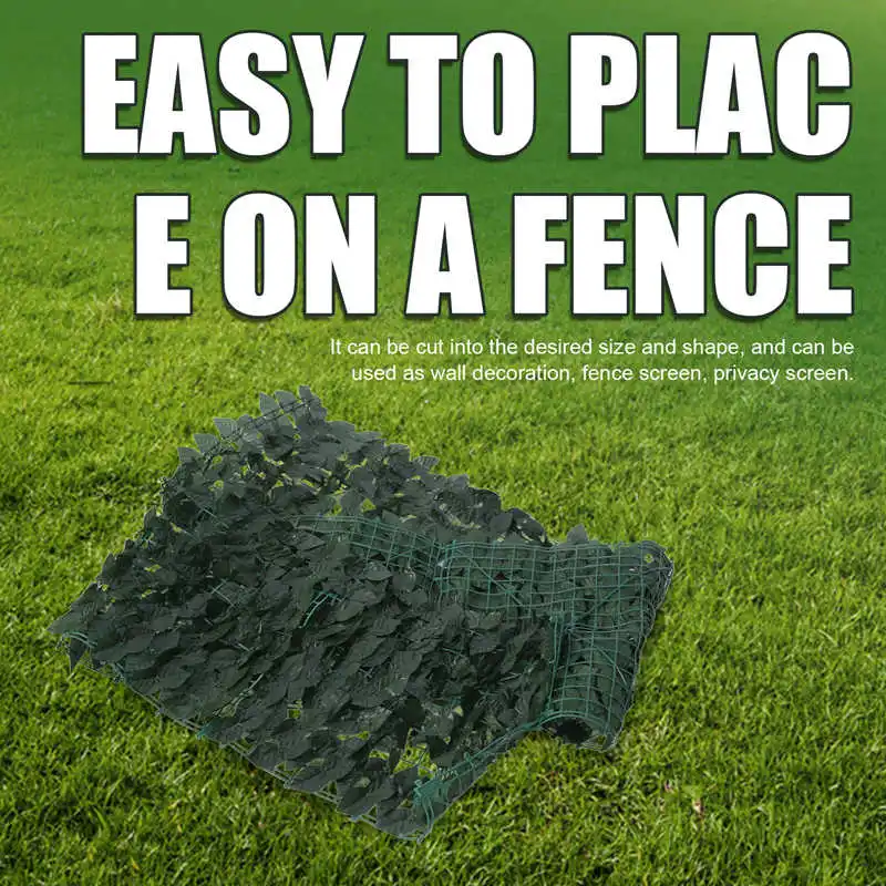 Искусственный плющ экран для конфиденциальности 0 5X3 м забор из искусственной