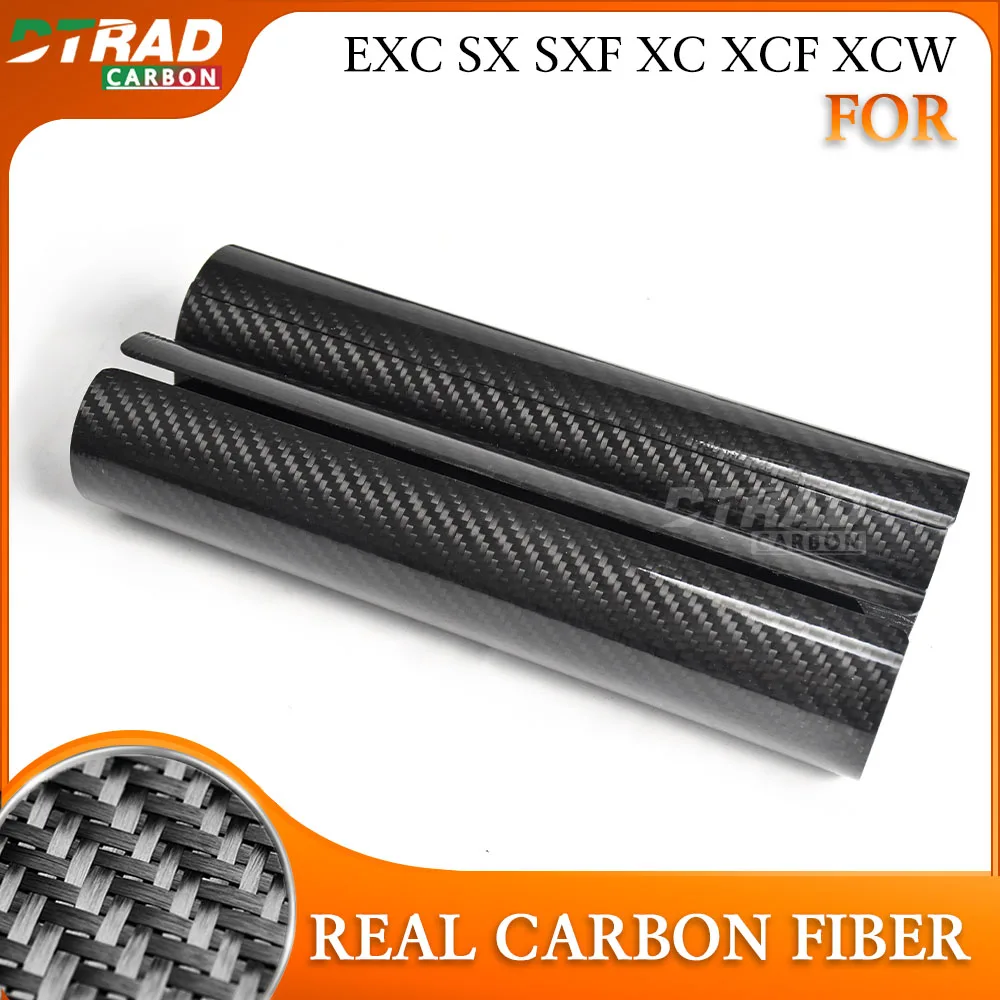 Для EXC SX SXF XC XCF XCW 125 250 350 450 530 углеродное волокно мотоциклетная вилка Защитная