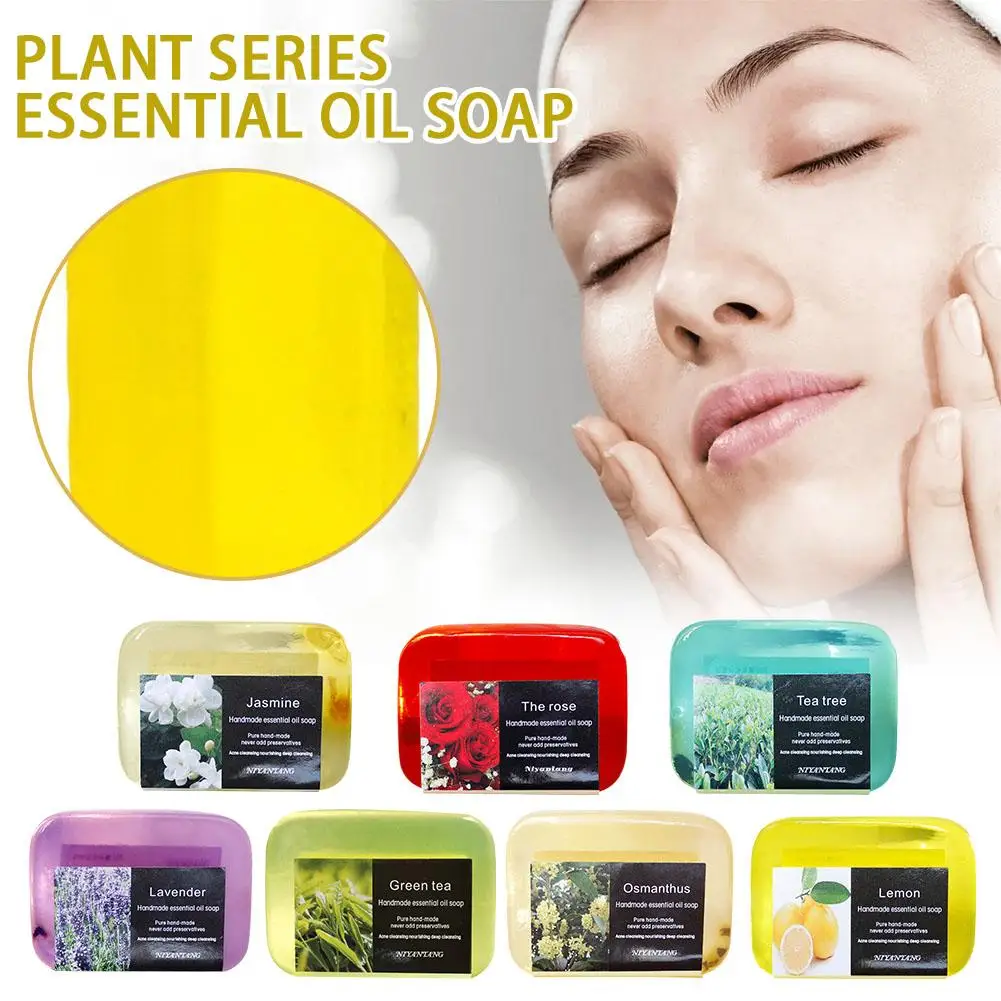 

Натуральное растительное цветочное эфирное масло мыло ручной работы для ванны эфирное масло для тела глубокая кожа увлажнение Осветление ЛИЦА мыло S Cle X9L6