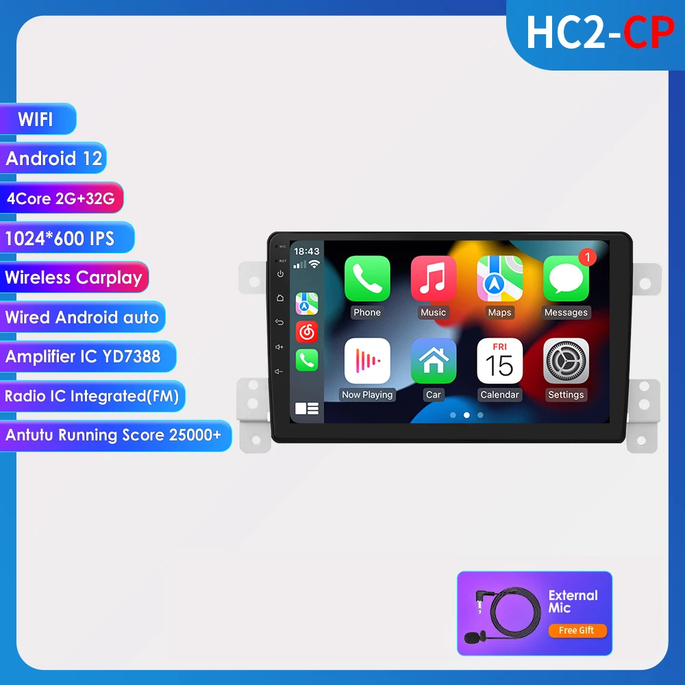 

Автомагнитола 2DIN, Android, мультимедиа для Suzuki Grand Vitara 2005-2015, Авторадио, GPS-навигация, аудио, видео плеер RDS DSP Wi-Fi