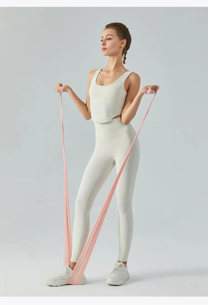 NWT Al Yoga Workout Ankle-Length Quick Dry Pants Nude Color High Waist Elastic Waist Honey Peach Hip Sport Fitness Women Legging