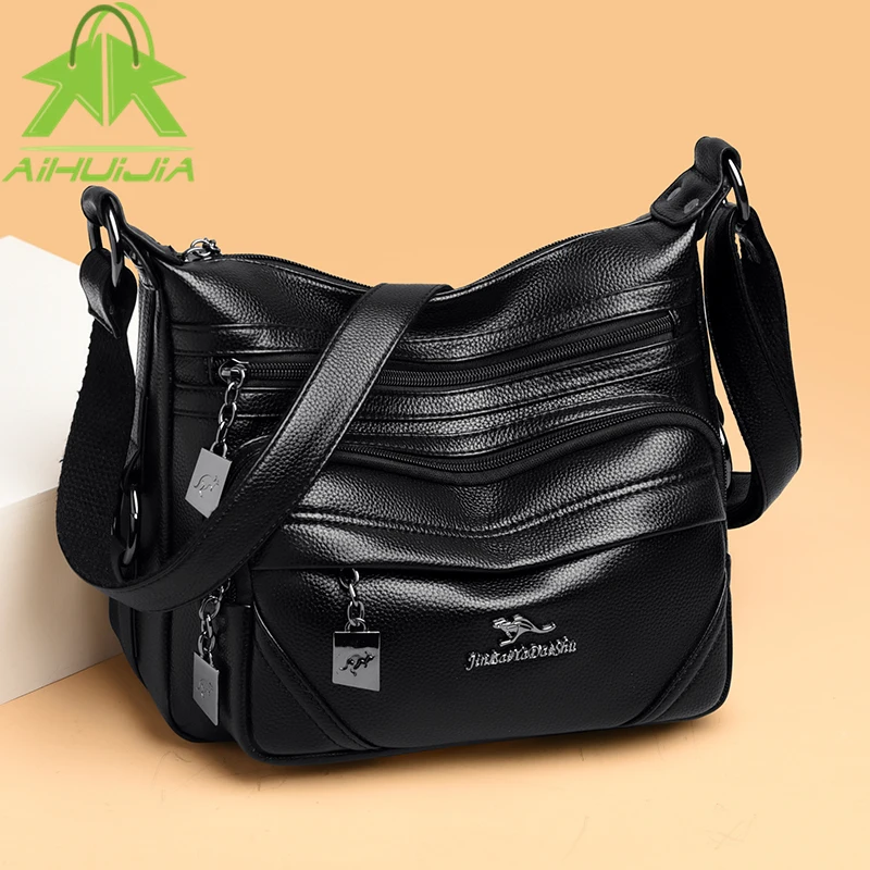 

Роскошные вместительные сумочки и кошелек для женщин, дамская сумка на плечо из высококачественной искусственной кожи, новые дизайнерские ...