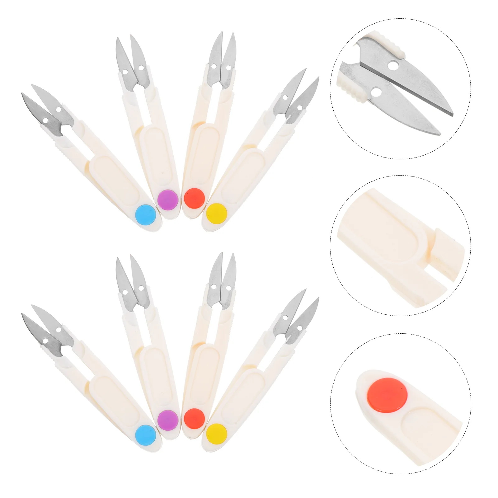 

Scissors U Sewing Thread Crafts Beading Shape Cutting Line Fabric Shaped Portable Bulk Craft Crafting Trimming Yarn Scissor