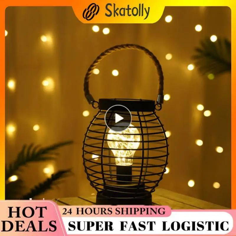 

LED Copper Wire Wrought Iron Lamp Creative Red Wine Glass Wine Bottle Modeling Night Light Romantic Room Bedroom Decorative