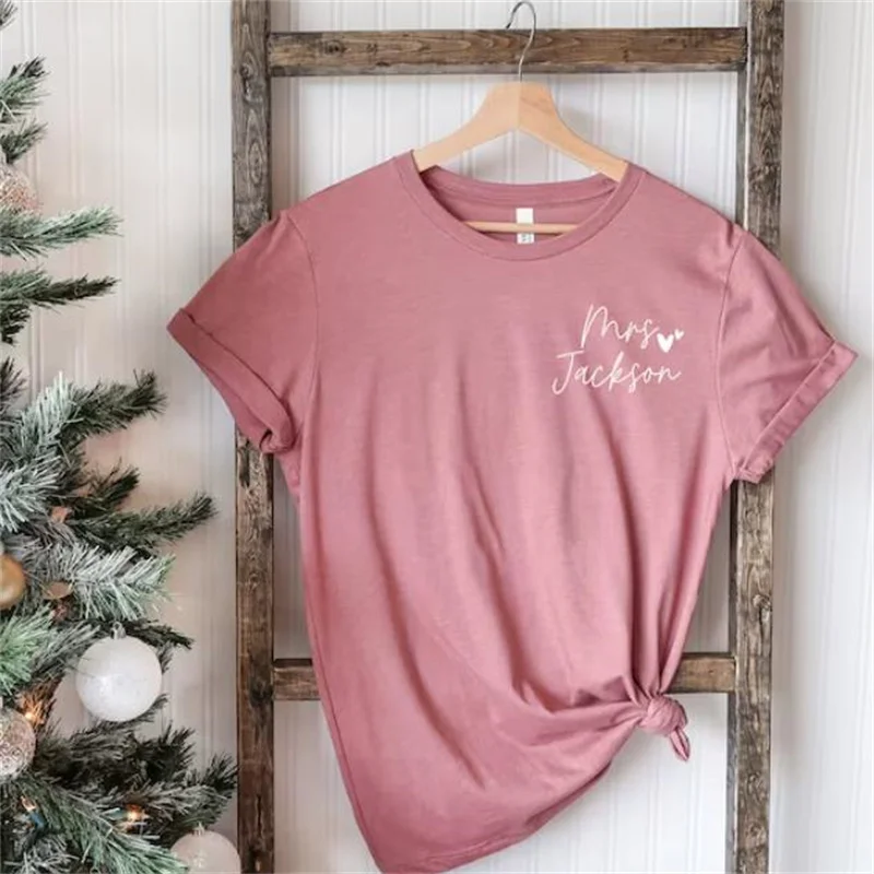 Индивидуальный подарок для невесты свадебный женский индивидуальный Футболка