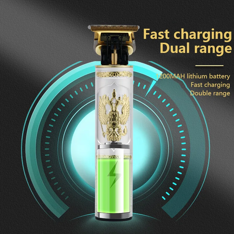 Домашняя электрическая машинка для стрижки волос T9 с ЖК-дисплеем перезаряжаемая