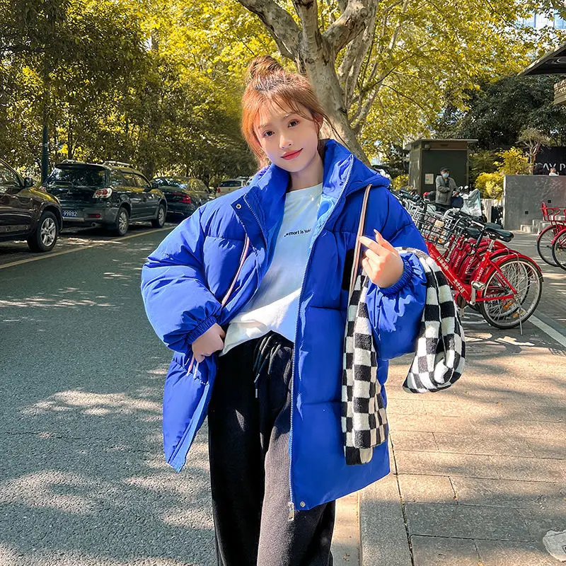 Winter Women's Cold Coat Jackets Parkas Super Hot Coats Hooded Cotton Padded Jacket Korean Fashion Loose New
