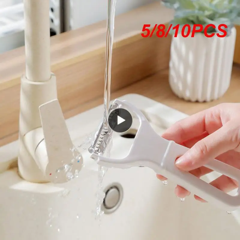 

5/8/10PCS Kitchen Carrot Peeler Thickness Uniform Vegetable Fruit Peeler Sharp Blade Labor-saving Potato Slicer Shredder 2023
