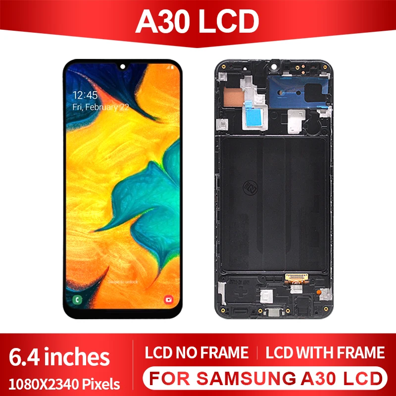 Новинка ЖК-экран для Samsung Galaxy A305 A305F A30 дисплей Сенсорная панель дигитайзер в сборе