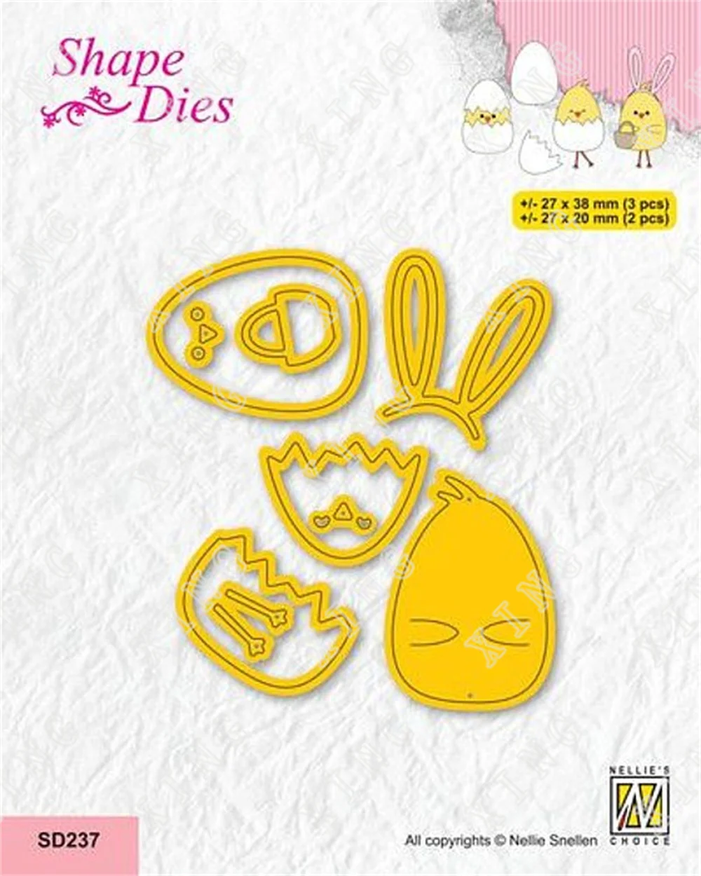 

2022 Easter Chicken Metal Cutt Dies New Hot Sell Mold Handmade Diy Greeting Card Scrapbooking Diary Decoration Embossing Stencil