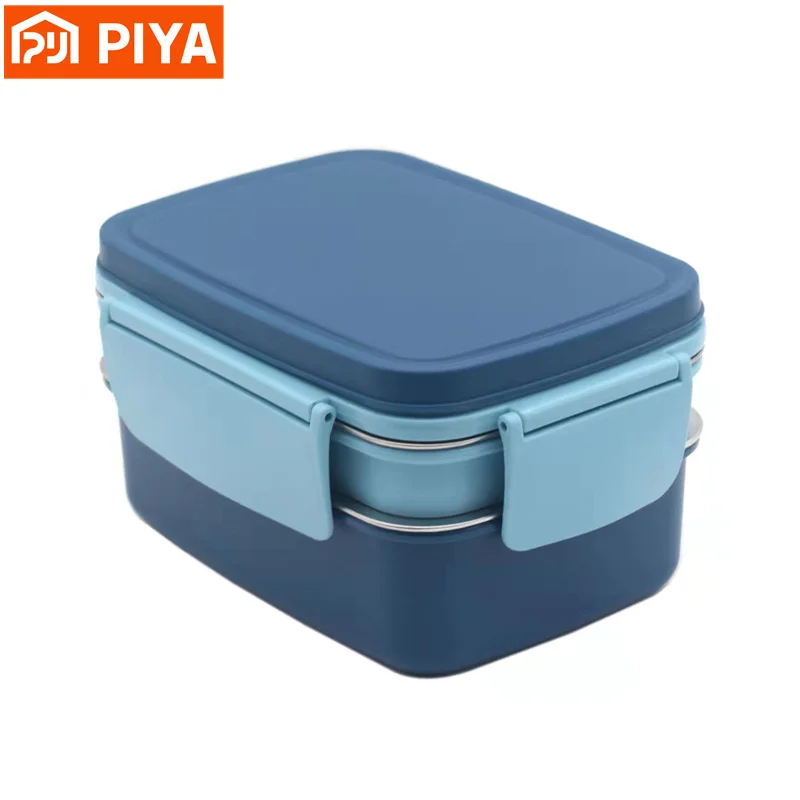 

Freshmage Stainless Steel Bento Box Leakproof Stackable Large Capacity Dishwasher Safe Lunch Container Lunch Box For Adults Kids