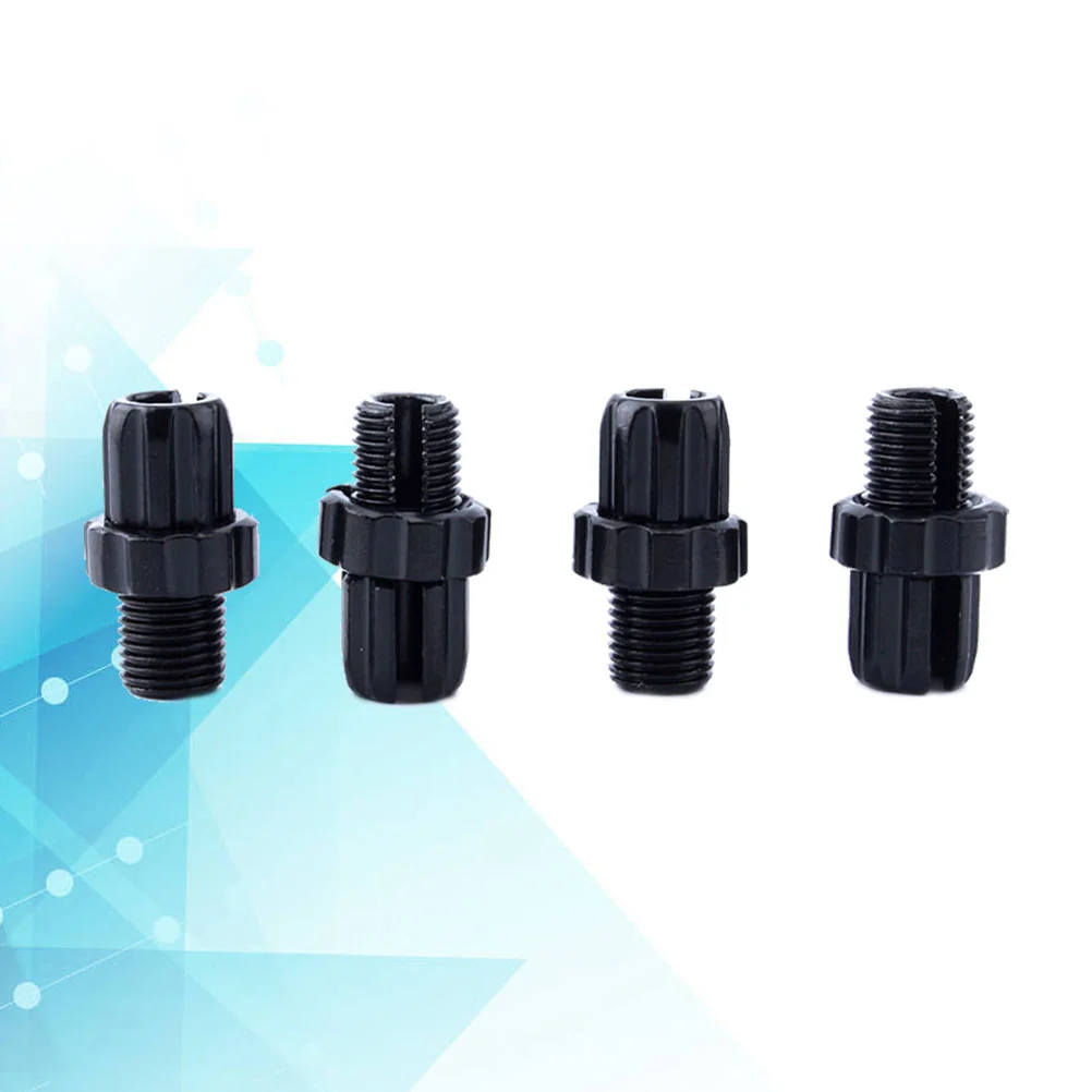 

4pcs Bike M10 Adjuster Screw Aluminium Brake Cable Screw Bike Accessories (Black)