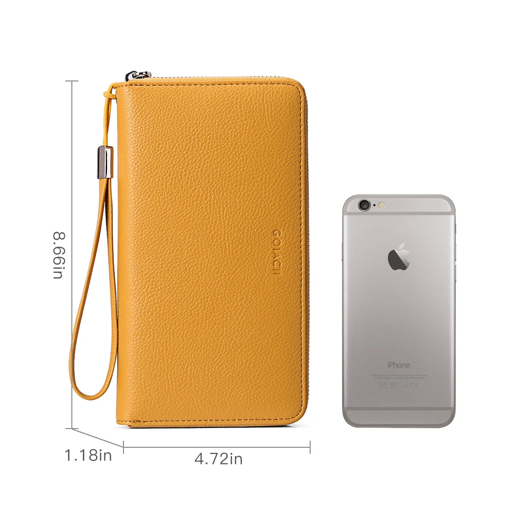 Women PU Leather Wallets Female Long Zipper Purses Large Capacity Money Bag Phone Pocket Multifunction Clutch Coin Card Holder