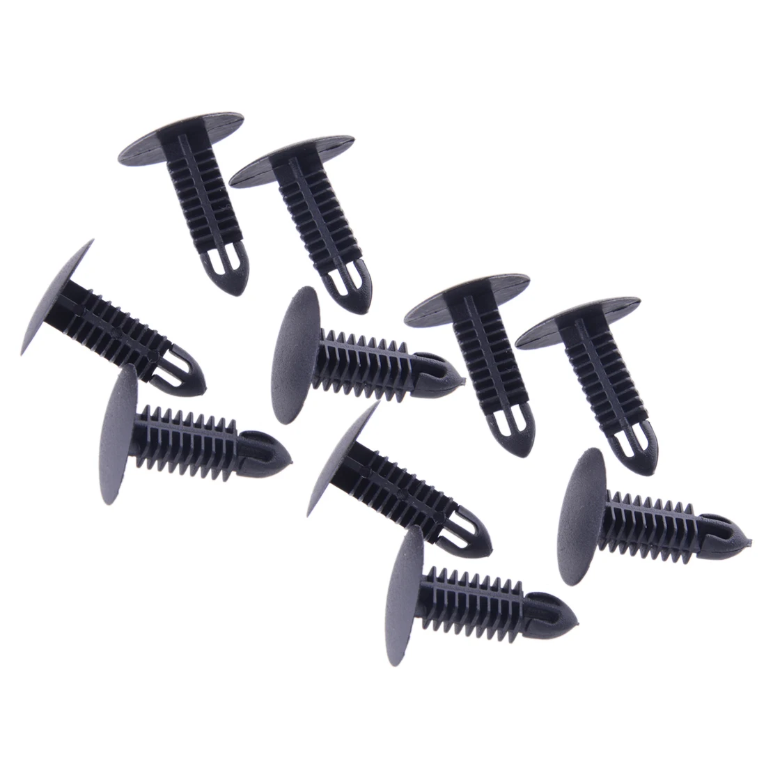 

Nylon Car Bumper Fender Push Type Fastener Retainer Clip Accessories Fit for Hyundai 1/4" Hole Black 200Pcs