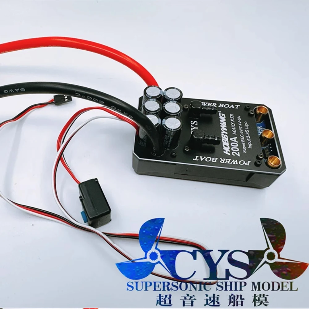 Электрический регулятор скорости CYS Max5 3-8S 200A с полной охлаждающей пластиной для