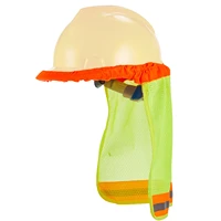hard hat mesh sunshade brim high visibility hard hat sun shade high visibility safety helmets brim reflective strips design full