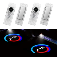 2 pieces led welcome light auto hd projector lamp for bmw x6 series f16 models car door light automobile external accessories