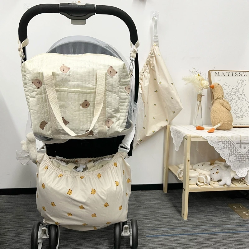 

Портативная сумка для мам, сумки для подгузников, водонепроницаемый органайзер для детской коляски, подвесная сумка, аксессуары