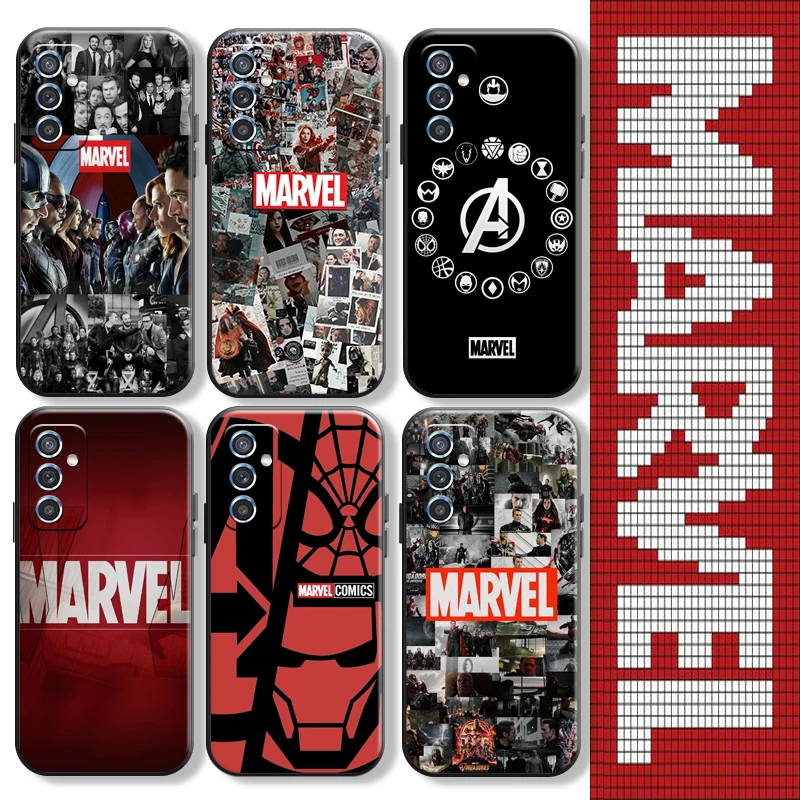 

Marvel Logo Comics For Huawei P20 P30 Lite Pro Phone Case Protect Coque Soft Liquid Silicon Black Carcasa Silicone Cover