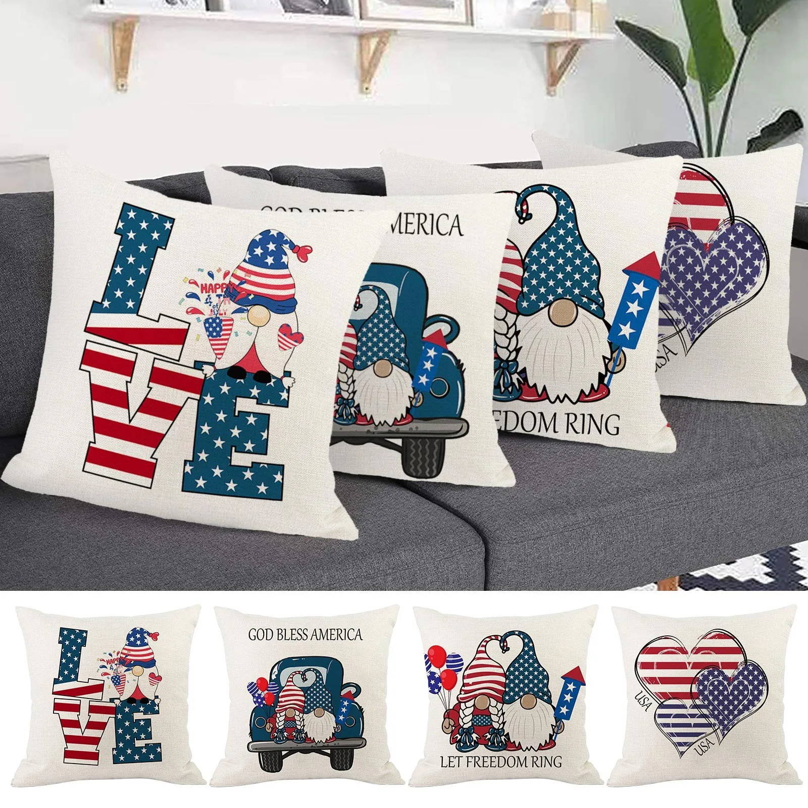 

Подушка для Дня независимости, декоративная подушка для гостиной, дивана, спальни