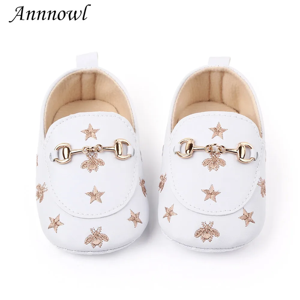 

Fashion Brand Infant Boy Shoes Newborn Footwear Toddler Girls Soft Moccasins Cute Cartoon Bees Loafers for 1 Year Old Baby Items