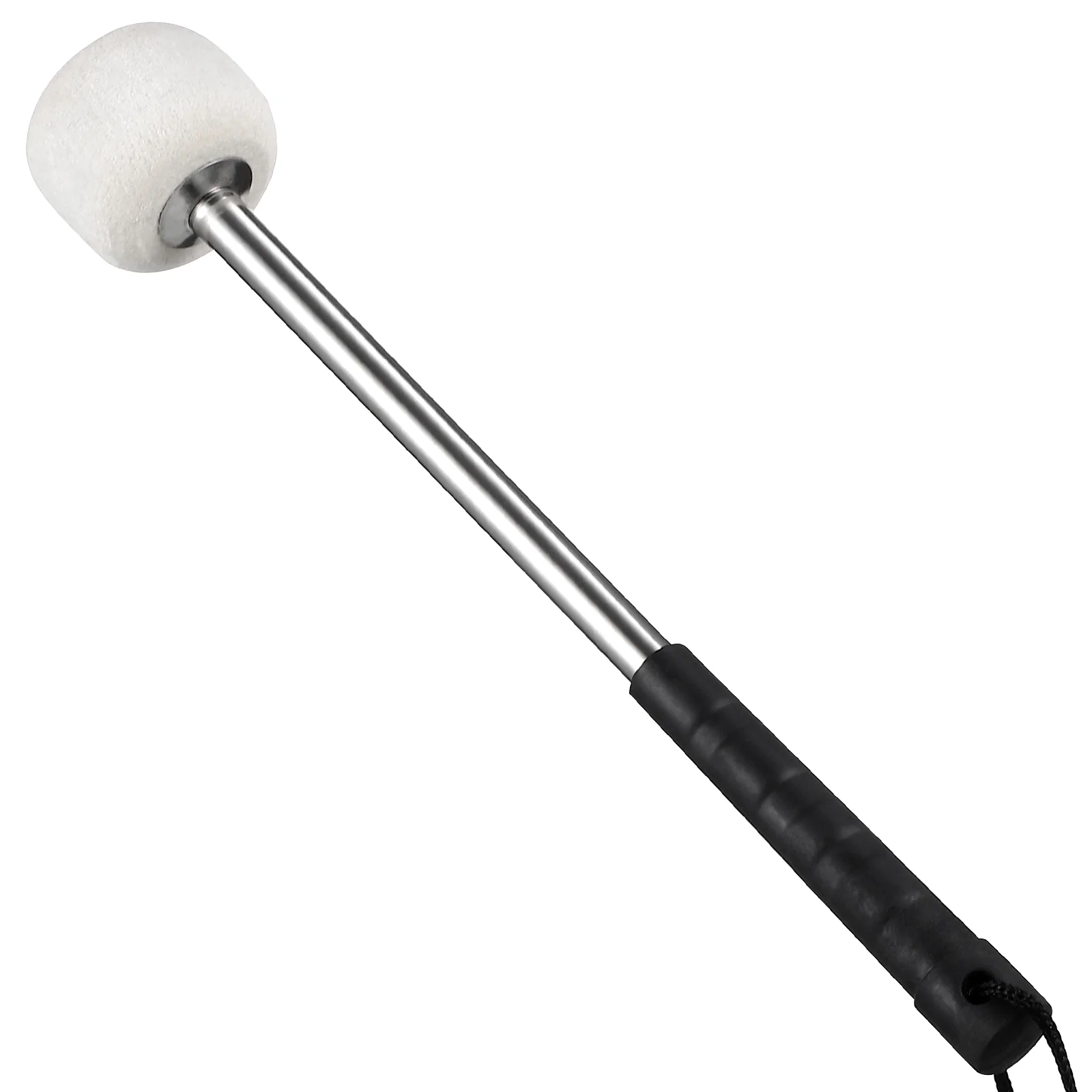 

1 Pc Professional Stainless Steel Handle Wool Felt Head Drum Beater Drum Mallet Drumstick Drum Stick Rod Drum Rod