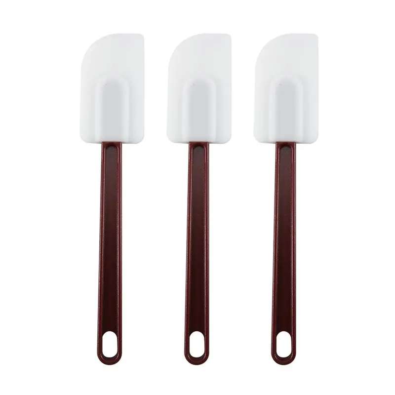 Фото ABJT-3PCS Силиконовые термостойкие лопатки-скребки 10 дюймов, для использования на кухне A №1