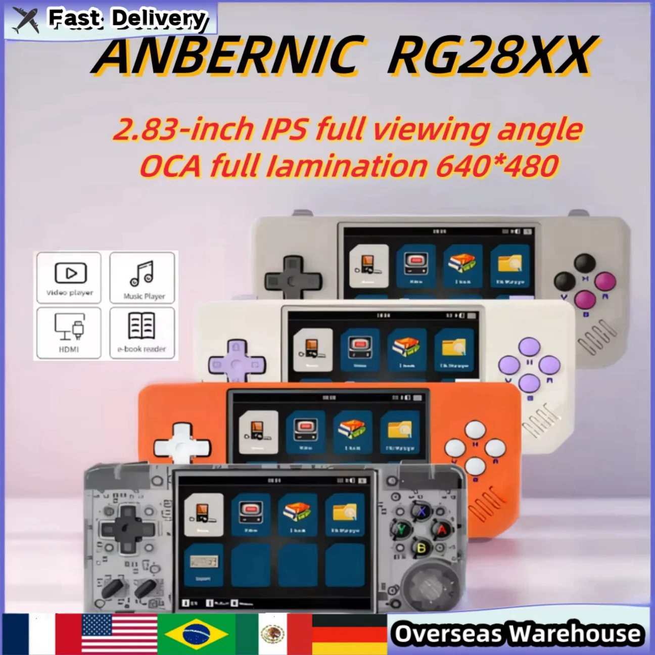 Портативная игровая консоль ANBERNIC RG28XX