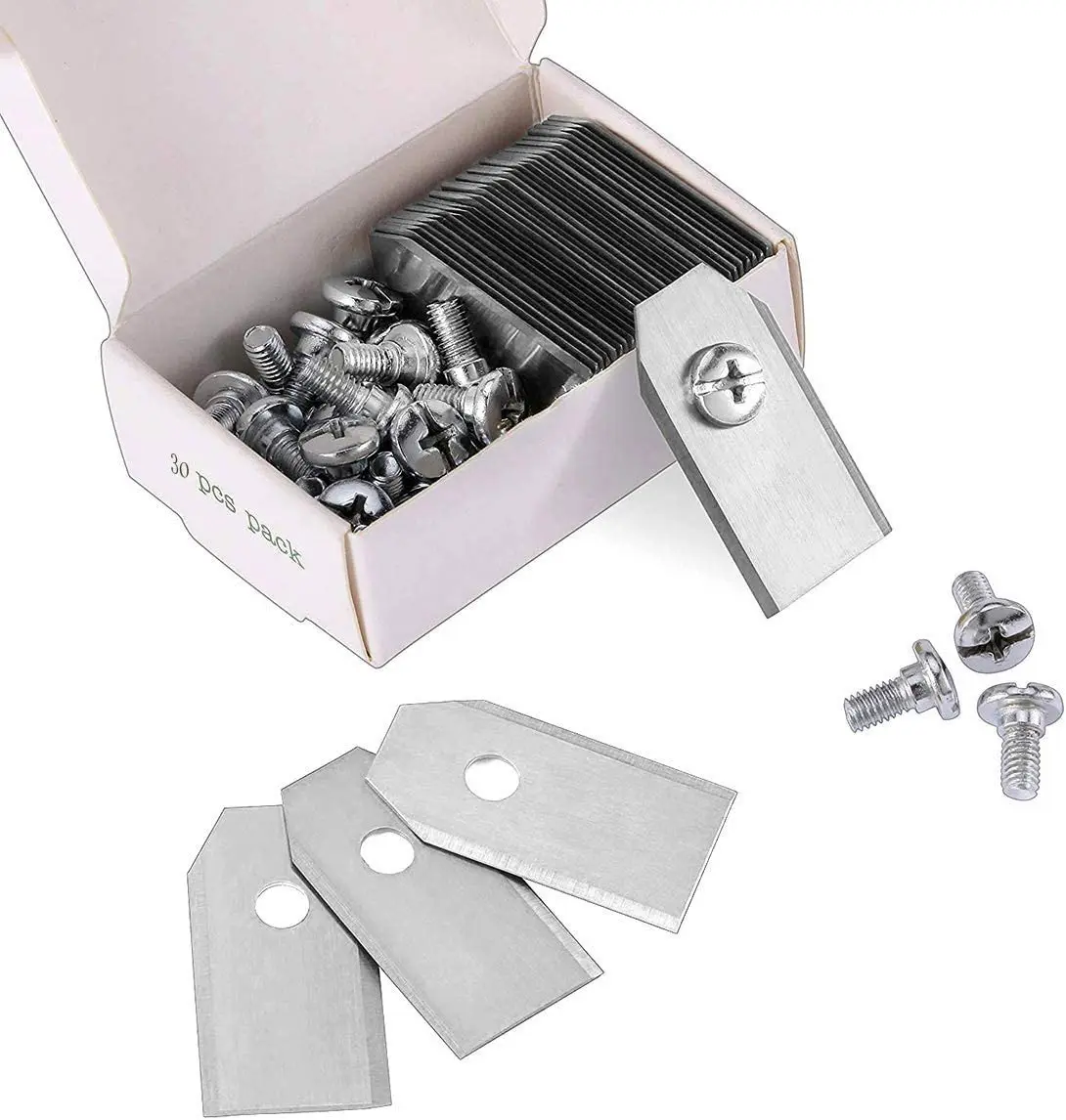 

Лезвие для газонокосилки из нержавеющей стали с титановым покрытием, 0,75 мм, замена для всех косилок Husqvarna/роботизированных машинок соответс...