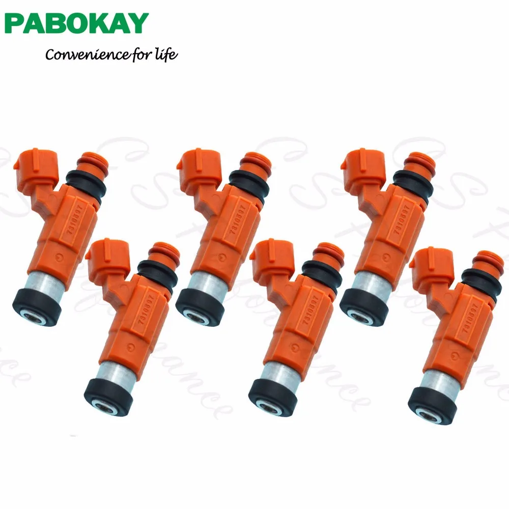 

6 PIECES For Nikki Flow Matched Fuel Injector for Dodge-Mitsubishi 1.82.03.0 INP-771 0280155723 842-12223 CDH210 CDH-210 INP771