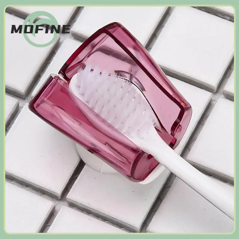 

Wall Mount Dust-proof Toothbrush Holder Toothbrush Dust Covers Open-close Toothbrush Sets Toothbrush Head Protector Cover Travel