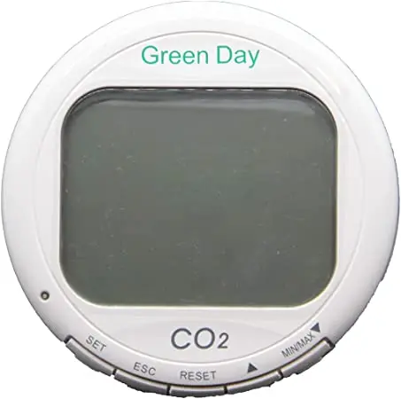 

Настольный монитор AZ7788 3-в-1 для определения качества воздуха в помещении, температуры, влажности, углекислого газа, CO2, календарь, 0 ~ 9999ppm