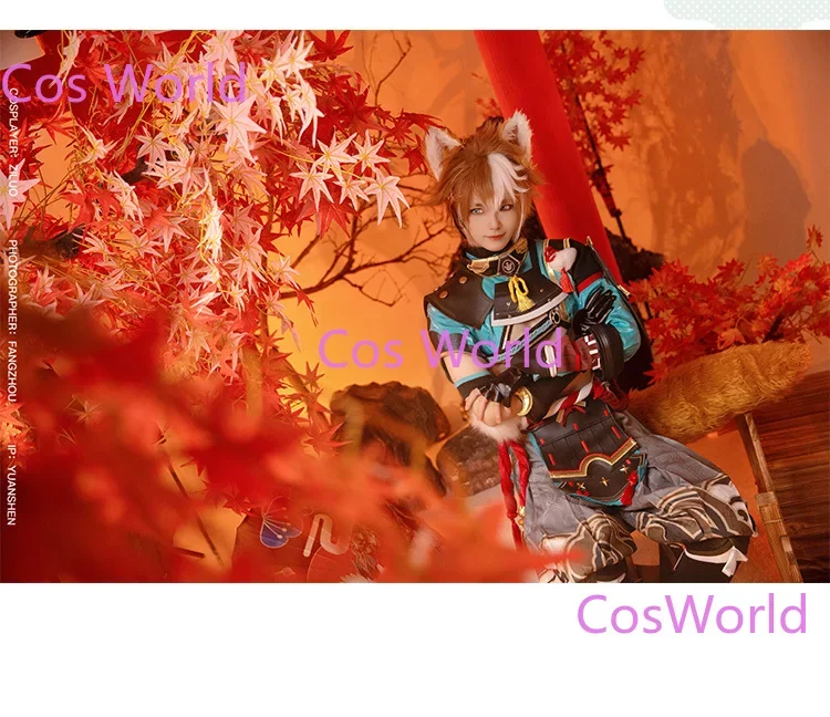 В НАЛИЧИИ Gorou Косплей Игра Genshin Impact Костюм DokiDoki-SR Рождество