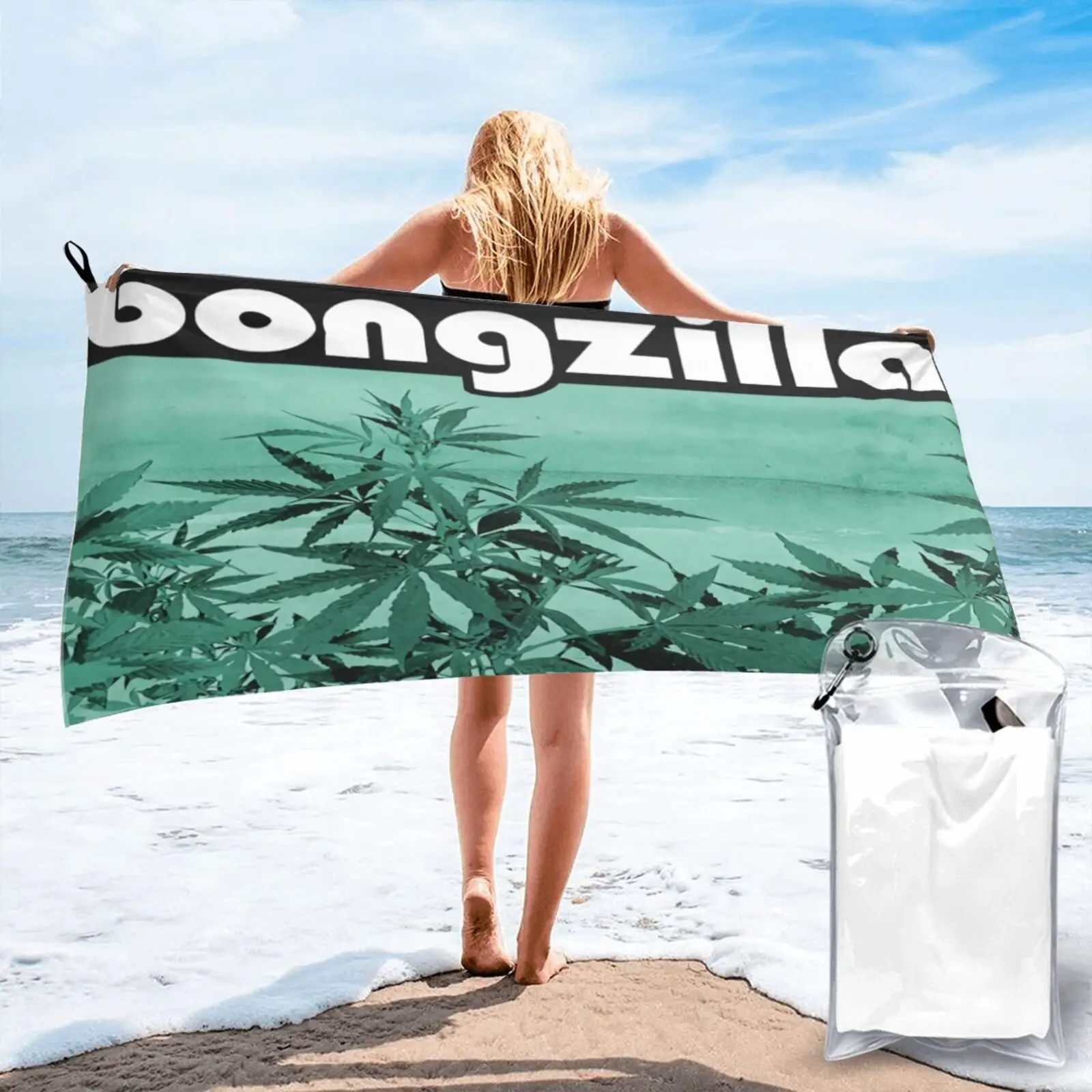 

Bongzilla Stoner Doom Metal Electric 3146 Beach Towel Beach Blanket Towel Beachwear Bathroom Products Beach Mat Bathrobe Woman